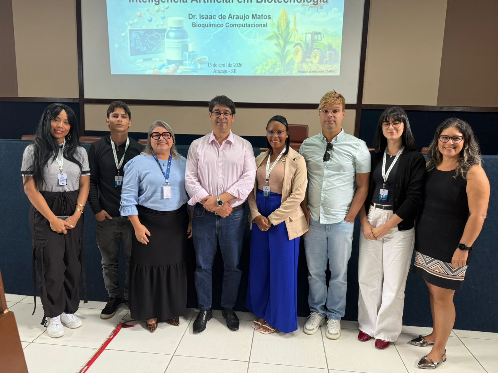 NEREES participa de seminário sobre Inteligência Artificial aplicada à Biotecnologia em Sergipe